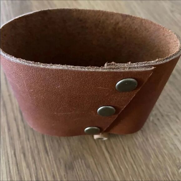 Leather coffee sleeve “you got this” - Picture 3 of 6